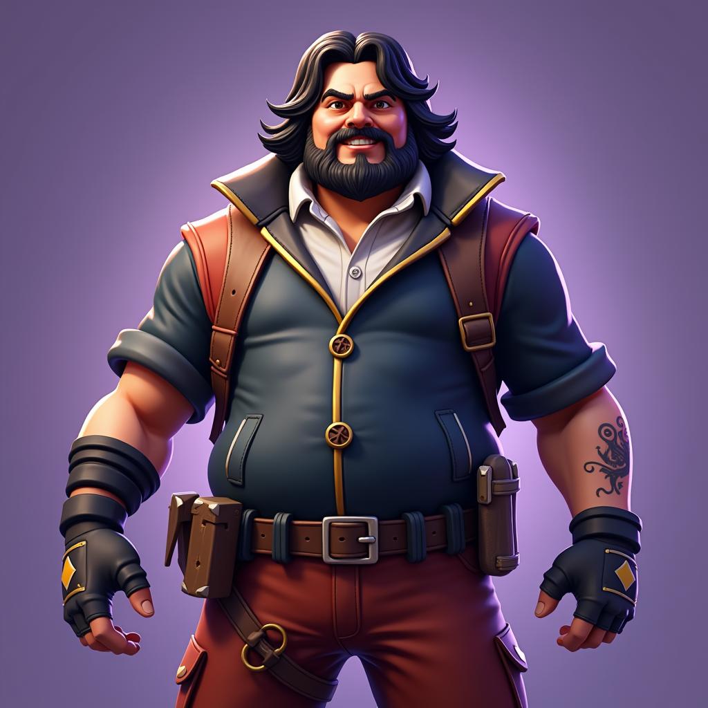 Jack black as a Fortnite skin 