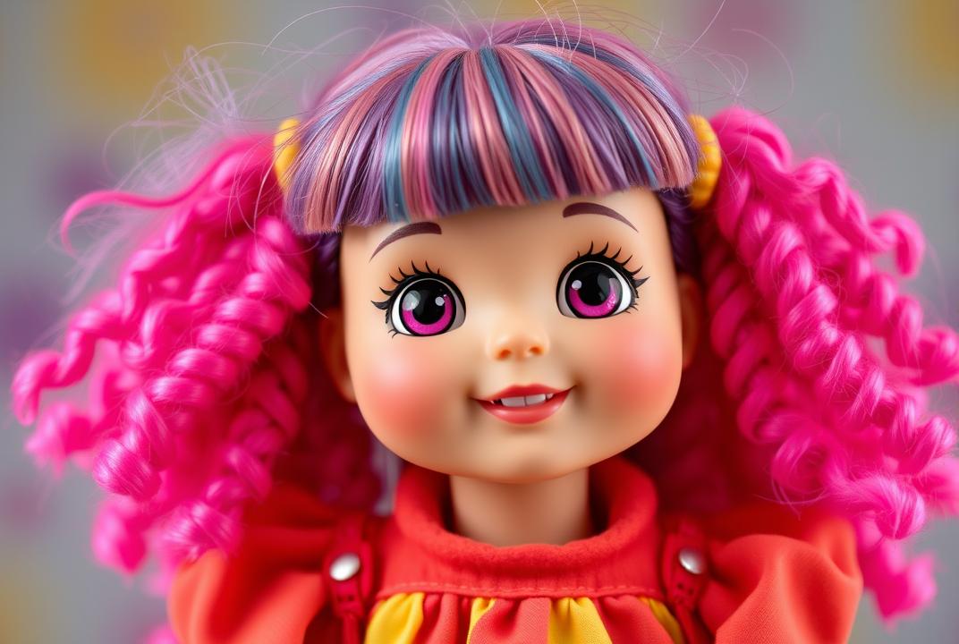  - A colorful doll from the s TV show, known for her mission to bring color and happiness to the world. ;