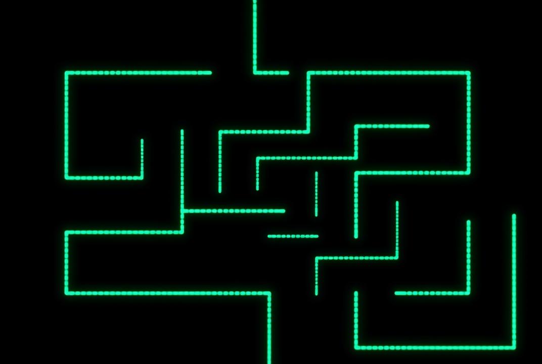. Digital Maze: A maze-like ASCII art piece.