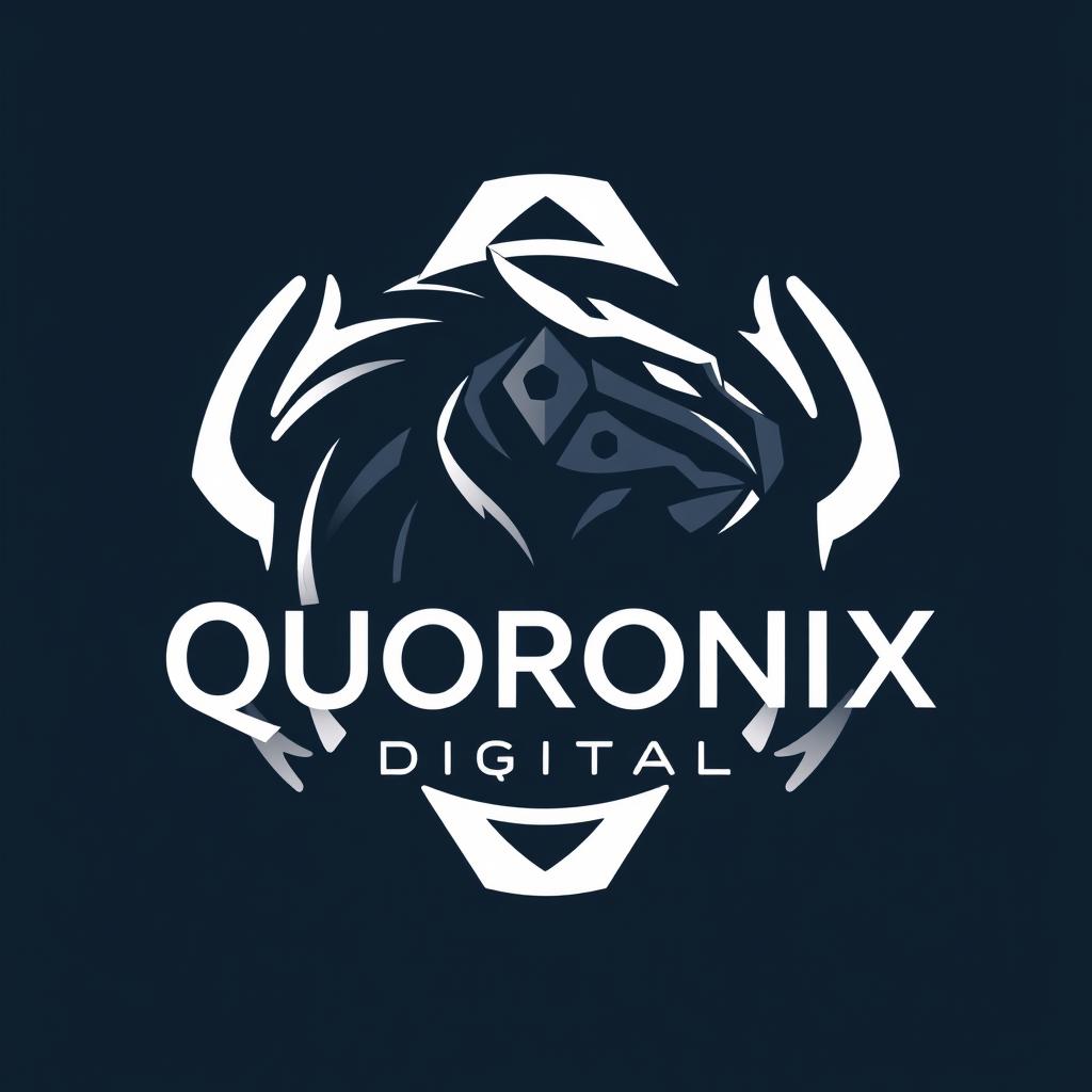 I have started my IT company by the name of Quoronix Digital and I want a logo for the same. I want it to be unique
