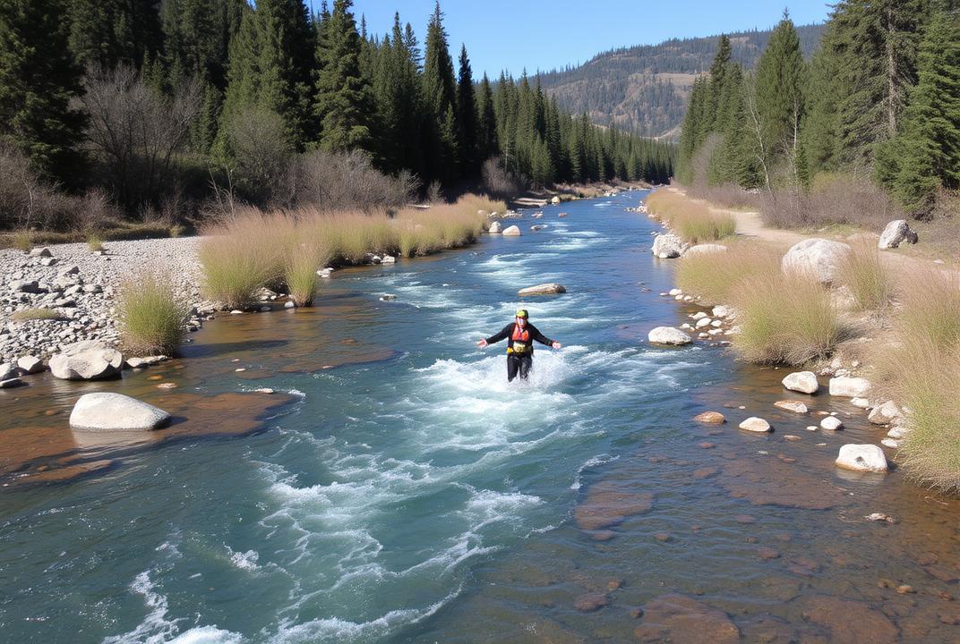  - This enthusiastic river is always excited to meet new visitors. It welcomes everyone with open arms and encourages exploration and adventure. ;