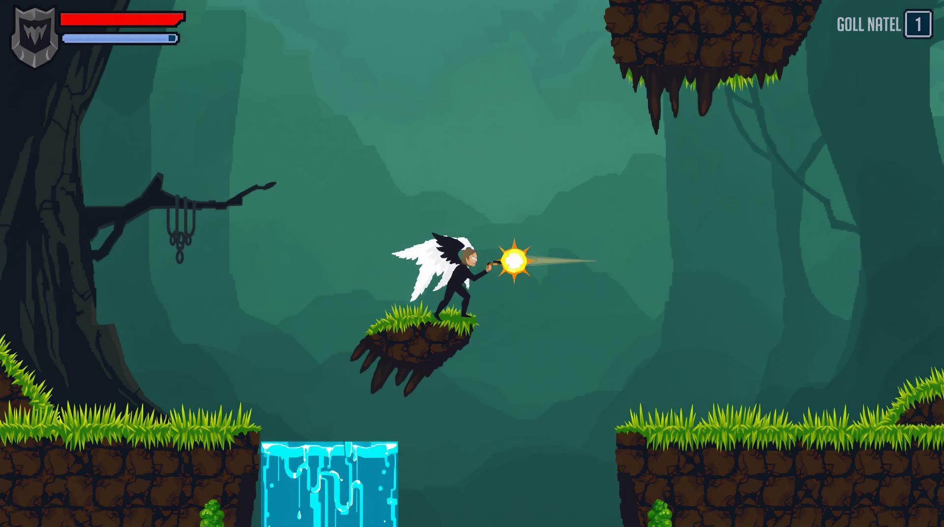  still delivers as a fun action-platformer and third-person shooter.drak angel